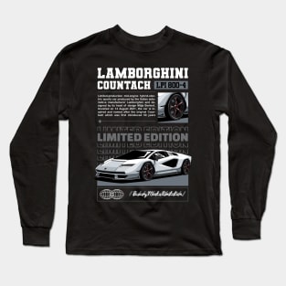 Iconic Countach Car Long Sleeve T-Shirt